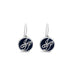 18CT WHITE GOLD ONYX "JFP" DROP EARRINGS (Thumbnail 1)