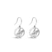 18CT WHITE GOLD WHITE COCOLONG "JFP" DROP EARRINGS (Thumbnail 2)