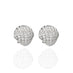 18CT WHITE GOLD DIAMOND SET "SHELL" STUD EARRINGS (Thumbnail 2)