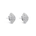 18CT WHITE GOLD DIAMOND SET "SHELL" STUD EARRINGS (Thumbnail 3)