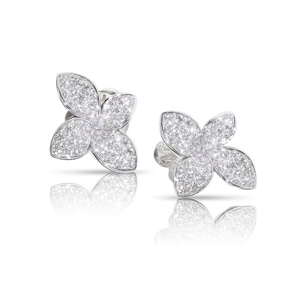 PASQUALE BRUNI 'PETIT GARDEN' 18CT WHITE GOLD DIAMOND EARRINGS (Image 1)