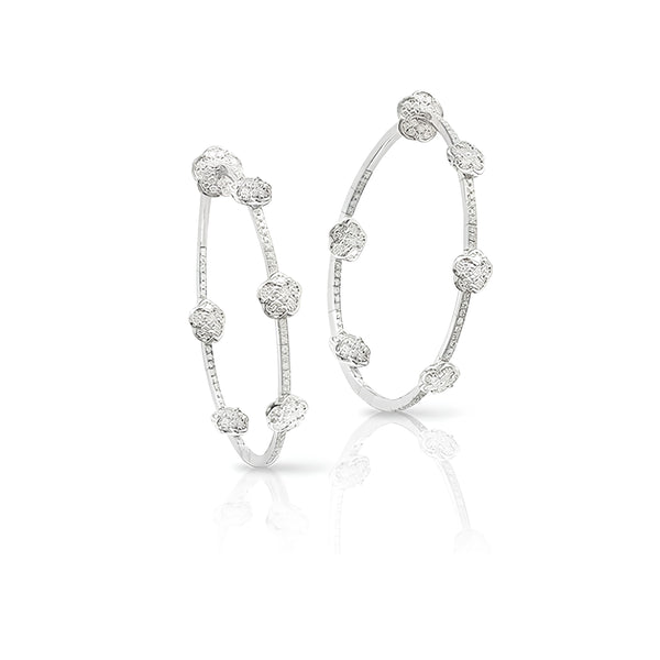PASQUALE BRUNI 'FIGLIA DEI FIORI' 18CT WHITE GOLD DIAMOND EARRINGS (Image 1)