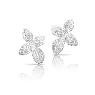 PASQUALE BRUNI 'GIARDINI SEGRETI' 18CT WHITE GOLD DIAMOND EARRINGS