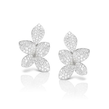 PASQUALE BRUNI GIARDINI SEGRETI 18CT WHITE GOLD DIAMOND EARRINGS