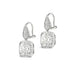 18CT WHITE GOLD CUSHION CUT DIAMOND EARRINGS (Thumbnail 2)