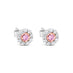 0.17CT ARGYLE ROUND BRILLIANT CUT PINK DIAMOND AND WHITE DIAMOND STUD EARRINGS (Thumbnail 2)