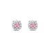 0.17CT ARGYLE ROUND BRILLIANT CUT PINK DIAMOND AND WHITE DIAMOND STUD EARRINGS (Thumbnail 1)