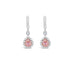 18CT WHITE GOLD AND 18CT ROSE GOLD ARGYLE PINK DIAMOND AND WHITE DIAMOND EARRINGS (Thumbnail 1)
