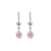 18CT WHITE GOLD AND 18CT ROSE GOLD ARGYLE PINK DIAMOND AND WHITE DIAMOND EARRINGS (Thumbnail 1)