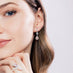 18CT WHITE GOLD AND 18CT ROSE GOLD ARGYLE PINK DIAMOND AND WHITE DIAMOND EARRINGS (Thumbnail 3)