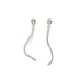 18CT WHITE GOLD TAPERED STRAND DIAMOND EARRINGS (Thumbnail 1)