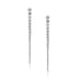18CT WHITE GOLD TAPERED STRAND DIAMOND EARRINGS (Thumbnail 2)