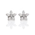 18CT WHITE GOLD DIAMOND FLOWER STUD EARRINGS (Thumbnail 1)