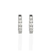 18CT WHITE GOLD DIAMOND HOOP EARRINGS (Thumbnail 1)