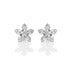 18CT WHITE GOLD DIAMOND FLOWER EARRINGS (Thumbnail 1)