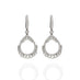 TIARA COLLECTION 18ct WHITE GOLD DIAMOND EARRINGS (Thumbnail 1)