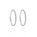 'FANTASIA' 18CT WHITE GOLD DIAMOND SET HOOP EARRINGS (Thumbnail 1)