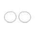 DEMEGLIO 18CT WHITE GOLD DIAMOND CIRCLE EARRINGS (Thumbnail 1)