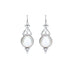 18CT WHITE GOLD MABE PEARL AND DIAMOND DROP EARRINGS (Thumbnail 1)