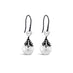 KAILIS 18CT WHITE GOLD "BLACK ELIXIR" SOUTH SEA PEARL & DIAMOND DROP EARRINGS (Thumbnail 2)