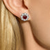 BAYCO PLATINUM MOZAMBIQUE RUBY & DIAMOND EARRINGS (Thumbnail 4)