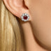 BAYCO PLATINUM MOZAMBIQUE RUBY & DIAMOND EARRINGS (Thumbnail 4)
