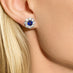 BAYCO PLATINUM SAPPHIRE & DIAMOND EARRINGS (Thumbnail 4)
