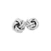 18CT WHITE GOLD 'KNOT' STYLE EARRINGS (Thumbnail 1)