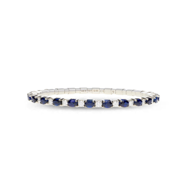 DEMEGLIO EXTENSIBLE SAPPHIRE AND DIAMOND STRETCH BRACELET (Image 1)