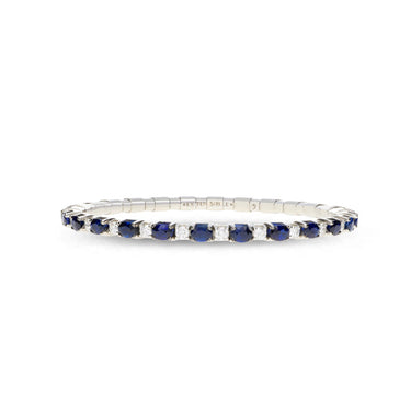 DEMEGLIO EXTENSIBLE SAPPHIRE AND DIAMOND STRETCH BRACELET