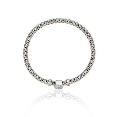 FOPE FLEX'IT VENDOME 18CT WHITE GOLD FLEX'IT BRACELET