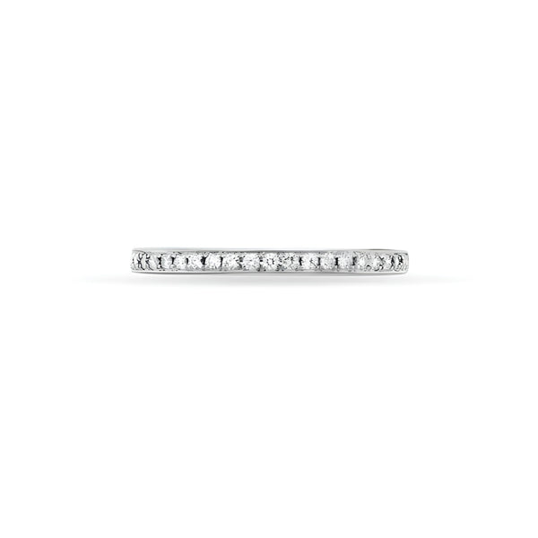 HEARTS ON FIRE 'SIGNATURE' 18CT WHITE GOLD DIAMOND BAND (Image 1)