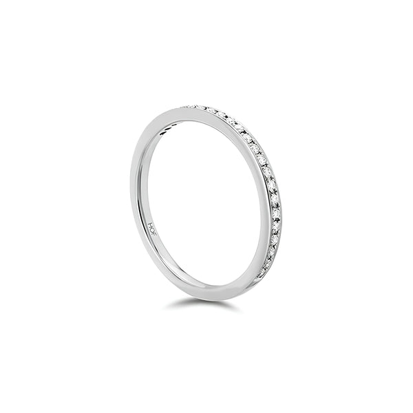 HEARTS ON FIRE 'SIGNATURE' 18CT WHITE GOLD DIAMOND BAND (Image 2)