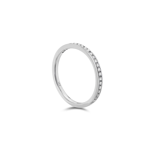 HEARTS ON FIRE 'SIGNATURE' 18CT WHITE GOLD DIAMOND BAND (Image 3)