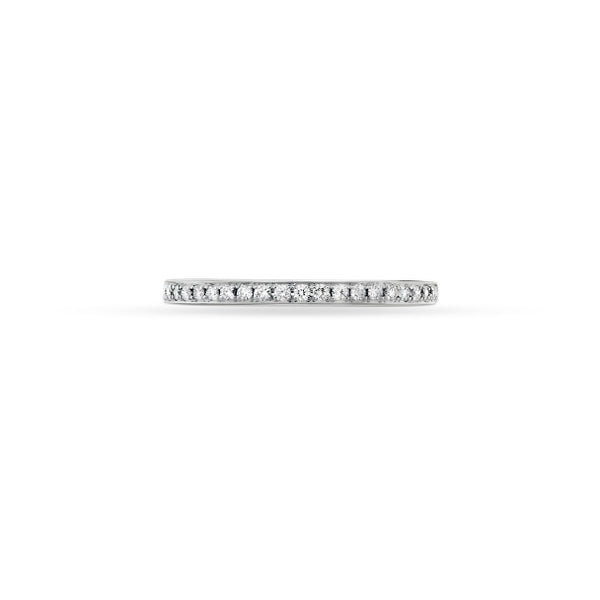 HEARTS ON FIRE 'SIGNATURE' 18CT WHITE GOLD DIAMOND BAND (Image 1)