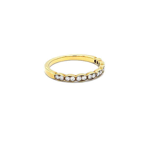 HEARTS ON FIRE 'LORELEI FLORAL' 18CT YELLOW GOLD DIAMOND RING (Image 3)