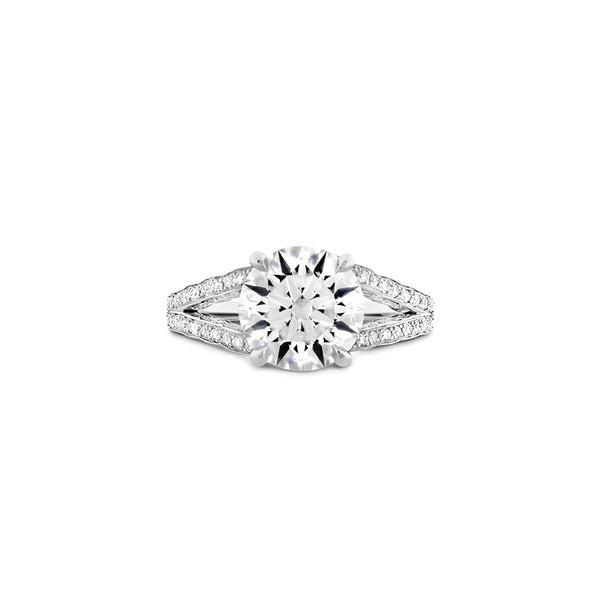 HEARTS ON FIRE ‘BEL FIORE’ PLATINUM 3.06 CT BESPOKE DIAMOND RING (Image 1)
