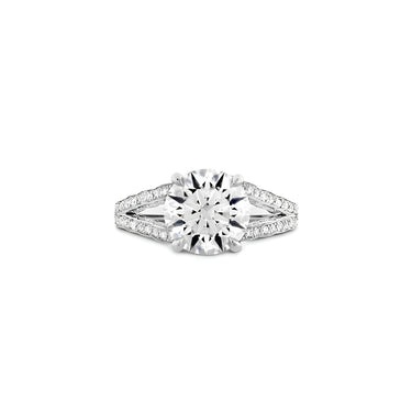 HEARTS ON FIRE ‘BEL FIORE’ PLATINUM 3.06 CT BESPOKE DIAMOND RING