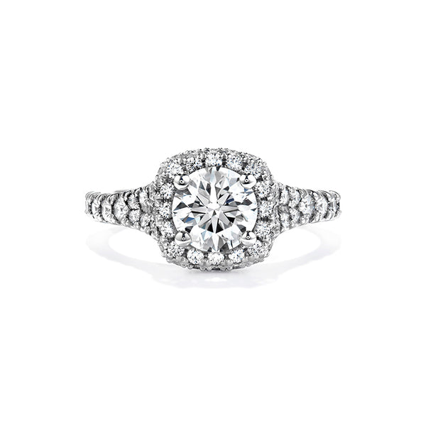 HEARTS ON FIRE 'ACCLAIM' PLATINUM 0.72CT DIAMOND RING (Image 1)