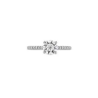 HEARTS ON FIRE 'CAMILLA' 18CT WHITE GOLD 0.31CT DIAMOND RING
