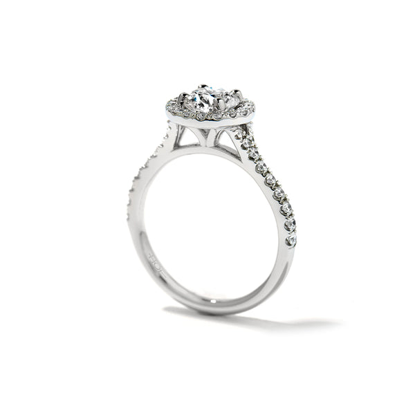 HEARTS ON FIRE 'TRANSCEND' PLATINUM 1CT DIAMOND RING (Image 3)