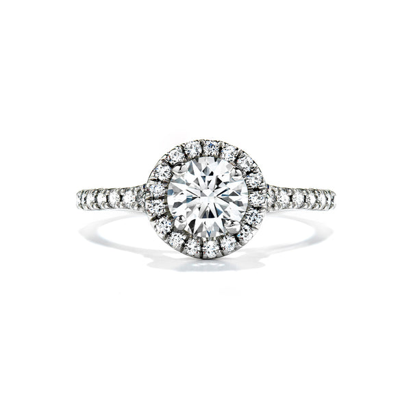 HEARTS ON FIRE 'TRANSCEND' PLATINUM 1CT DIAMOND RING (Image 1)