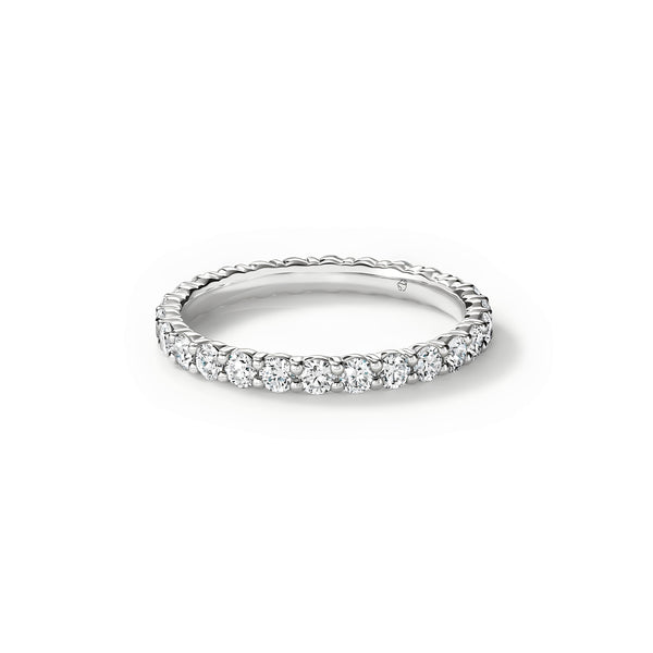 HEARTS ON FIRE 'SIGNATURE ETERNITY' 18CT WHITE GOLD 1.03CT DIAMOND RING (Image 1)