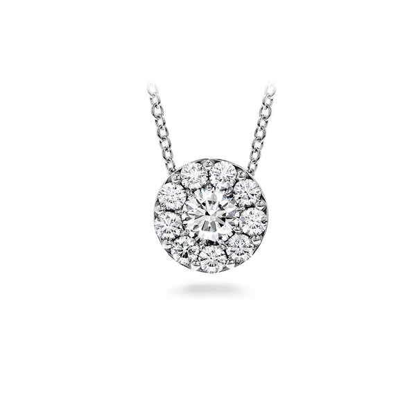 HEARTS ON FIRE 'FULFILLMENT' 18CT WHITE GOLD 0.26CT DIAMOND PENDANT (Image 1)