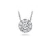 HEARTS ON FIRE 'FULFILLMENT' 18CT WHITE GOLD 0.26CT DIAMOND PENDANT (Thumbnail 1)