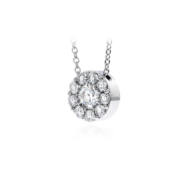 HEARTS ON FIRE 'FULFILLMENT' 18CT WHITE GOLD 0.26CT DIAMOND PENDANT (Image 2)