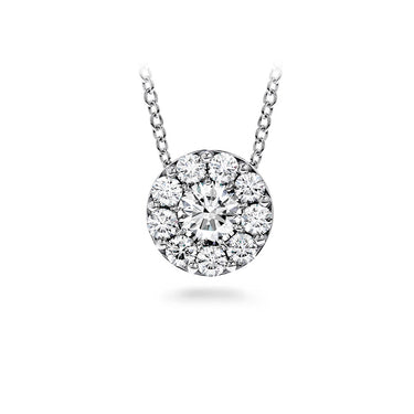 HEARTS ON FIRE 'FULFILLMENT' 18CT WHITE GOLD 0.72CT DIAMOND PENDANT