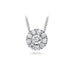 HEARTS ON FIRE 'FULFILLMENT' 18CT WHITE GOLD 1.01CT DIAMOND PENDANT (Thumbnail 1)