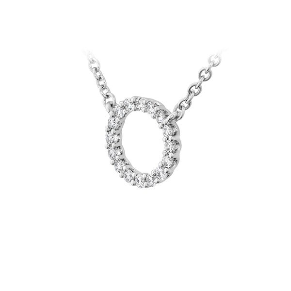 HEARTS ON FIRE 'SIGNATURE CIRCLE' 18CT WHITE GOLD DIAMOND PENDANT SMALL (Image 2)