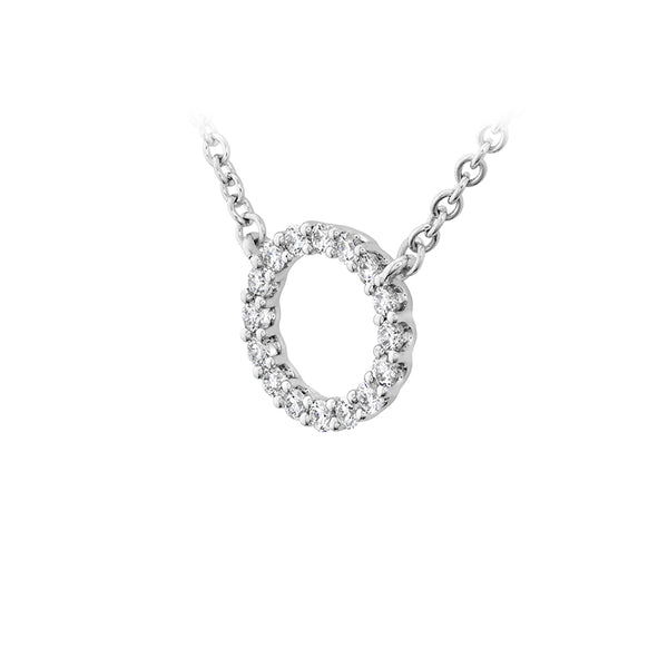 HEARTS ON FIRE 'SIGNATURE CIRCLE' 18CT WHITE GOLD DIAMOND PENDANT SMALL (Image 2)